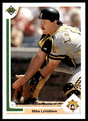 1991 Upper Deck 129 Mike LaValliere Pittsburgh Pirates Baseball Card • $1.49