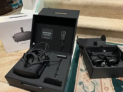 Meta Oculus Rift VR Virtual Reality Headset System - Black XBOX Controllers • $180