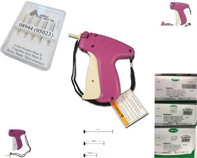 GP Fine Fabric Tagging Gun System + Barbs Kimble Tag Label For Clothes + NEEDLES • £6.29