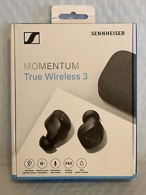 Sennheiser - MOMENTUM True Wireless 3 Noise Cancelling In-Ear Headphones - Black • $119