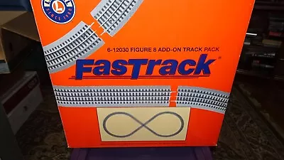 Lionel #12030 Fastrack Figure 8 Add-on Track Pack O Gauge Train Layout Crossover • $75