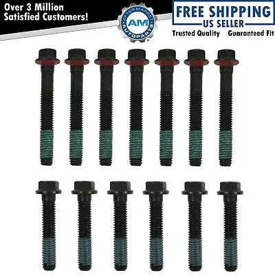 Engine Cylinder Head Stretch Bolt Bolts Set Kit For Buick Chevy Olds V6 3.8L • $33.67