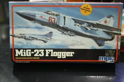 1/72 MPC MiG-23 Flogger Soviet Fighter Swing Wing Model SEALED VINTAGE 1-4201 • $7.99