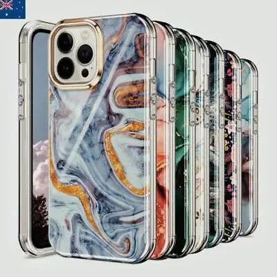 $14.78 • Buy For IPhone 14 13 12 11 XS Pattern Hybrid Full Protect Thin Case Cover