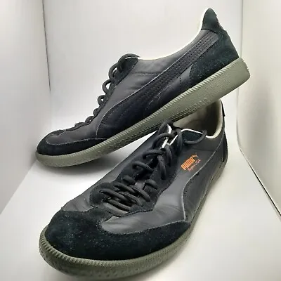 Puma Super Liga Leather Indoor  Soccer Shoes Men's Size 9.5 Excellent Condition • $19.99