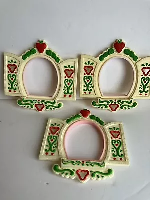 3 Vintage Strawberry Shortcake Berry Happy Home 2nd Floor Front Windows Trim Lot • $29.99