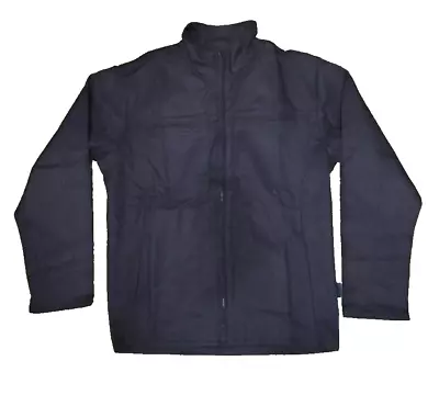 Yarmo 100% Cotton Outdoor Workwear Full Zip Jacket Gardener Yard Navy Size S • £19.99