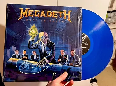 Megadeth - Rust In Peace (Blue Vinyl) • £199