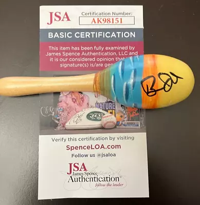 The BEACH BOYS: Brian Wilson Signed Autographed Mini Maraca With JSA Cert! • $0.99