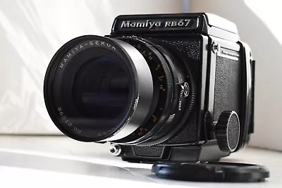 Mamiya RB67 120 Medium Format Film Camera W/ 180mm Lens & Cap (Film Tested!) • $525