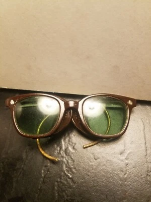 $59.95 • Buy Vintage American Optical Green Tint Safety  Glasses 