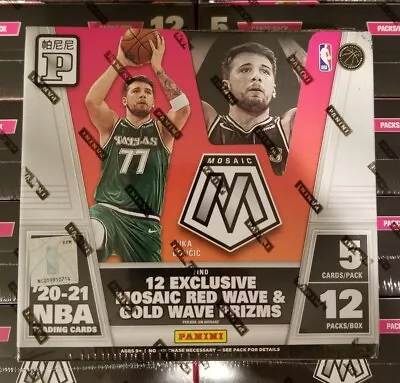 2020-21 Panini Mosaic Basketball Asia TMALL Box - Edwards/Haliburton/Maxey RC? • $59.99