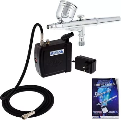 Multi-Purpose Airbrush System Kit With Portable Mini Air Compressor Hobby Craft • $69.82