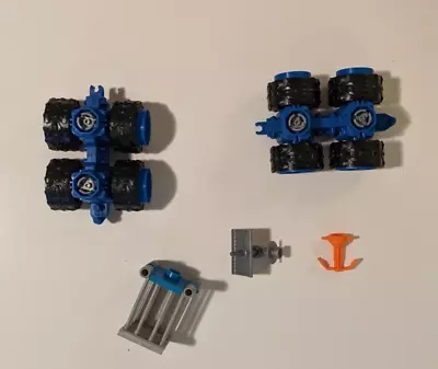 Replacement Matchbox Mega Rig Shark Adventure Part --- 2 Wheels 1 Cage Etc • $30