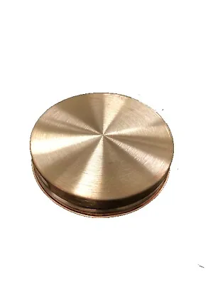 Wide Mouth Pure Copper Mason Jar Lid - W Gasket Make Your Own Thumper Distilling • $12