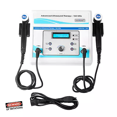 Professional 1 MHz & 3 MHz Ultrasound Therapy With 2 No.'s Wand & 30 Programs • £163.08