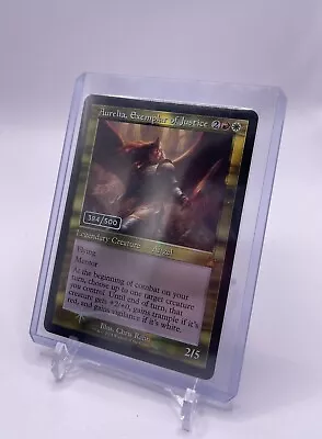 Aurelia Exemplar Of Justice (Retro) (Serialized) [Ravnica Remastered] 384/500 • $146.11