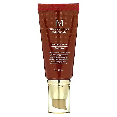 M Perfect Cover B.B Cream SPF 42 PA+++ No. 29 Caramel Beige 1.7 Fl Oz (50 Ml) • $14.72