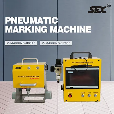 USA SFX Pneumatic Marking Machine Metal Engine Dot Peen VIN Code Number Engraver • $1149