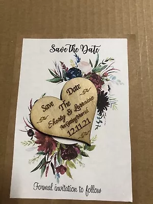 SALE!!Wedding  Save The Date  Fridge Magnets -  X 60pc With Cards + Envelopes  • $47.95