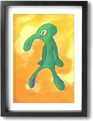 £10.90 • Buy Bold And Brash Canvas Painting Wall Art Prints Squidward From SpongeBob 8x12 
