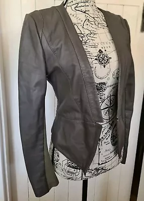 FATE + BECKER Womens Leather Jacket Size 8 • $68