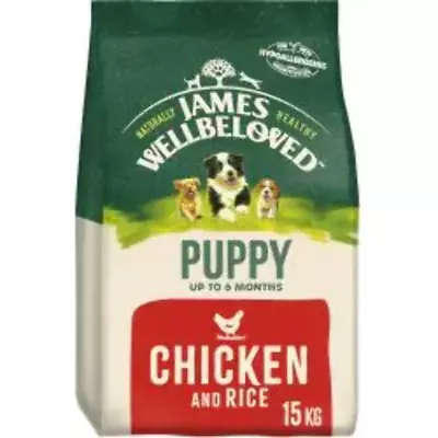 James Wellbeloved Puppy Chicken & Rice 2kg/15kg • £20.26