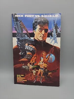 1988 Marvel Nick Fury Vs. SHIELD. Book #1 Graphic Novel Harris Neary DeMulder • $4.99