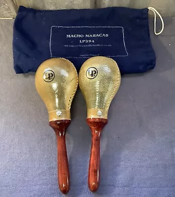 Latin Percussion LP394 Rawhide  Maracas Used Beautiful. • $75