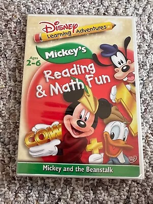 Disneys Learning Adventures - Mickey  The Beanstalk (DVD 2005) • $9.99