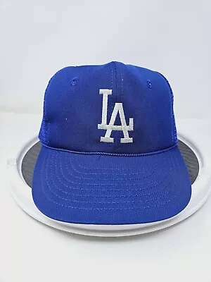 VTG  Los Angeles LA Dodgers Twin Enterprises Mesh Snapback Trucker Hat 80s READ  • $29.99