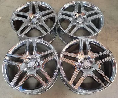 Custom Wheels Rim 22 Inch  5X112  +48mm Chrome Mercedes GLE SUV • $900