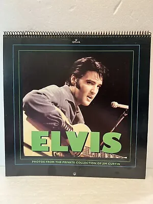 Hallmark 1993 Elvis Presley Spiral Calendar Book Photos By Jim Curtain • $15