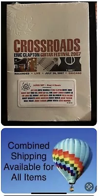 $19799 • Buy ERIC CLAPTON Crossroads Guitar Festival 2007 SEALED 2-DVD LIVE SET W/ JEFF BECK!