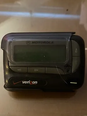 Verizon Motorola Advisor Elite Flex Black Pager Vintage AA Batteries. WORKS! • $35