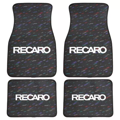 4pcs/set RECARO Le Mans Confetti Fabric Floor Mats Interior Carpets Universal • $52