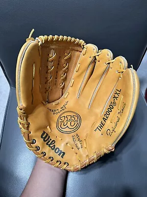 Wilson A2000 XXL Pro Back Dual Hinge Snap Action Right Handed Baseball Glove VTG • $79.99