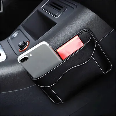 Universal Car Side Seat Gap Storage Box Pocket Organizer Phone Holders Key Bag • $9.98