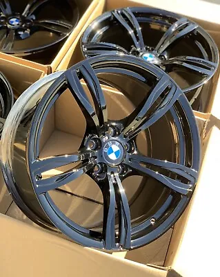 20” OEM BMW 343M Wheels Rims Black F06 F12 F13 M6 F10 M5 Factory Authentic • $1895