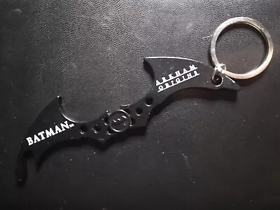 Batman Arkham Origins Bat Shaped Metal Keychain 4.75  Long • $0.99