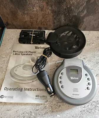 Tevion Vintage Discman. CD Player.  With Accessories. Working. • $50