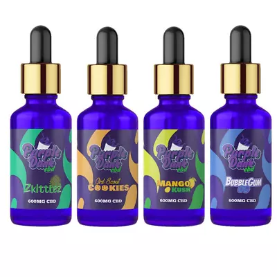 600mg & 1200mg Full-Spectrum Terpene Flavoured CBD Oil In 30ml Tincture 0% THC • £16.99