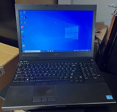 Dell Precision M4700 15.6  Cpu. I7-3840QM... 8GB RAM 750HDD...Windows 10 Pro.. • $139