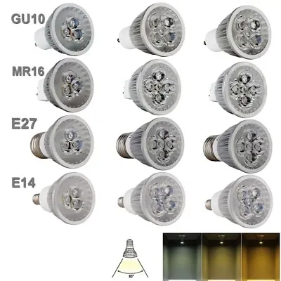 9W 12W 15W GU10 MR16 E27 E14 LED Bulb AC 85-265V Led Spotlights LED Lamps DC12V • $4.42