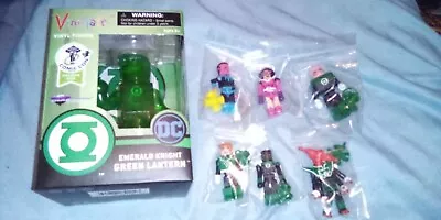 DC Comics Minimates: Green Lantern - Set Of 6 / Emerald Knight Vinimates • $52