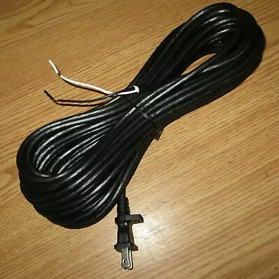 $20.88 • Buy 50 Black Fit All 17 Guage 2 Wire Upright Vacuum Cleaner Power Cord W/ Cord Clip