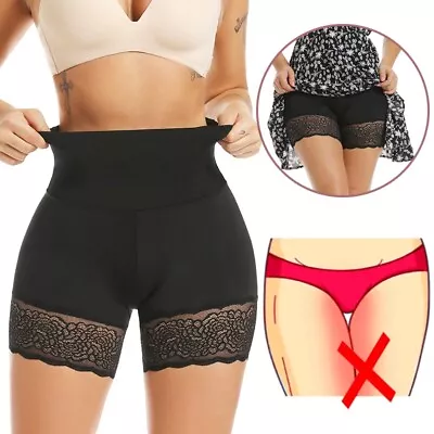 UK Women High Waist Slip Shorts Anti-Chafing Safety Shorts Tummy Control Shaper • £9.79