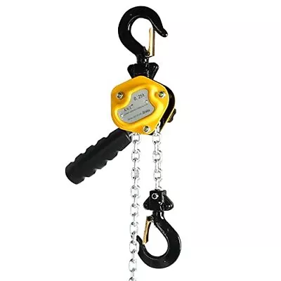 550lbs Manual Lever Chain Hoist Mini Puller 1/4 Ton Capacity Portable Chain Come • $69.04