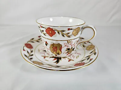Royal Crown Derby English Bone China Asian Rose Tea Cup And Saucer • $29.99