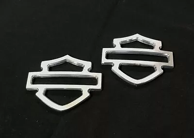 RAW METAL Harley CVO Tank Emblems (set Of 2) Touring 6061 Billet Metal • $69.99